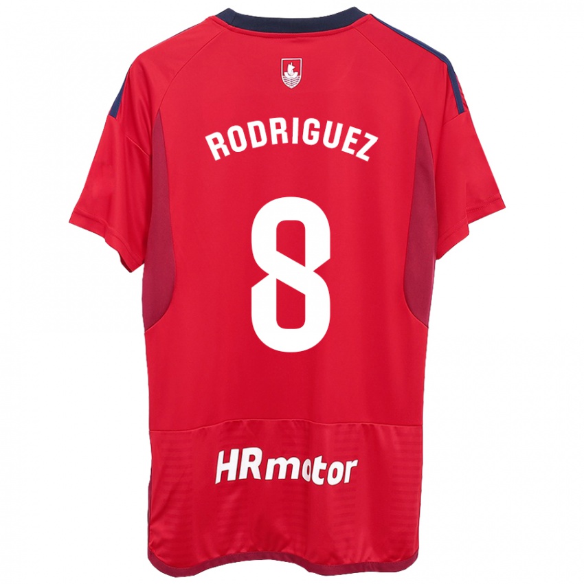 Niño Camiseta Vanessa Rodríguez Iribarren #8 Rojo 1ª Equipación 2023/24 La Camisa Perú