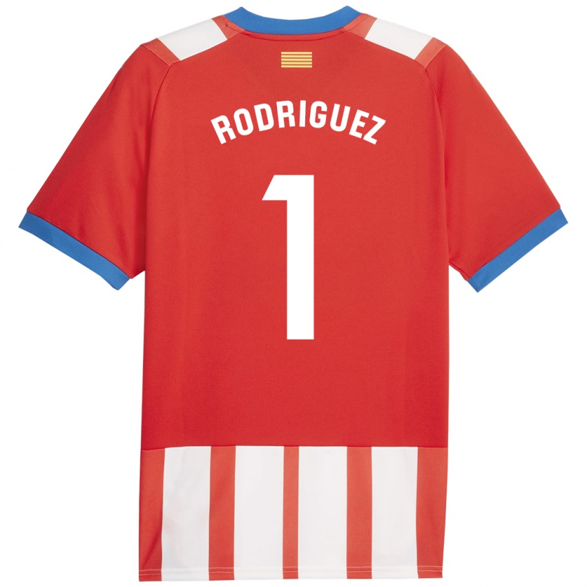 Niño Camiseta Maria Rodríguez #1 Rojo Blanco 1ª Equipación 2023/24 La Camisa Perú