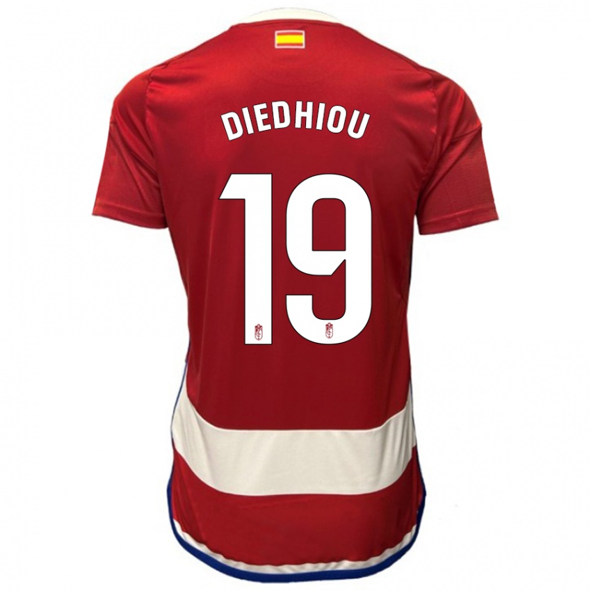 Niño Camiseta Famara Diédhiou #19 Rojo 1ª Equipación 2023/24 La Camisa Perú