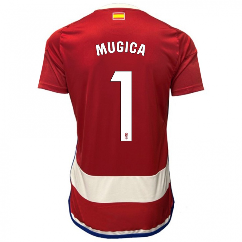 Niño Camiseta Juan Múgica #1 Rojo 1ª Equipación 2023/24 La Camisa Perú