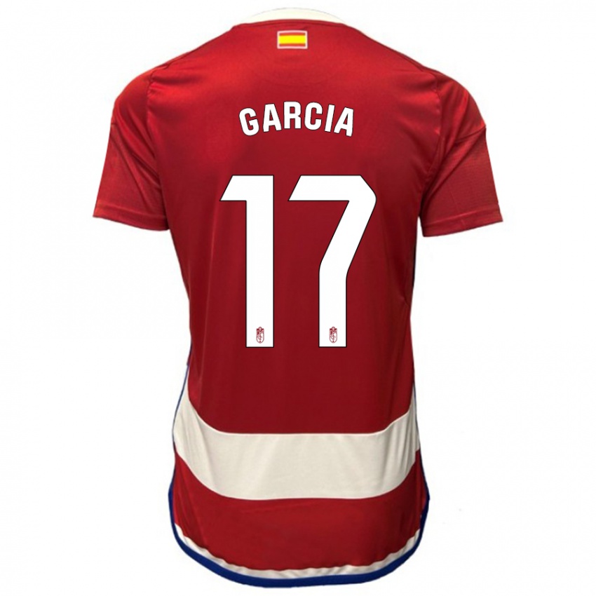 Niño Camiseta Naima García #17 Rojo 1ª Equipación 2023/24 La Camisa Perú