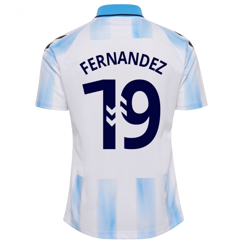 Niño Camiseta Roberto Fernández #19 Blanco Azul 1ª Equipación 2023/24 La Camisa Perú