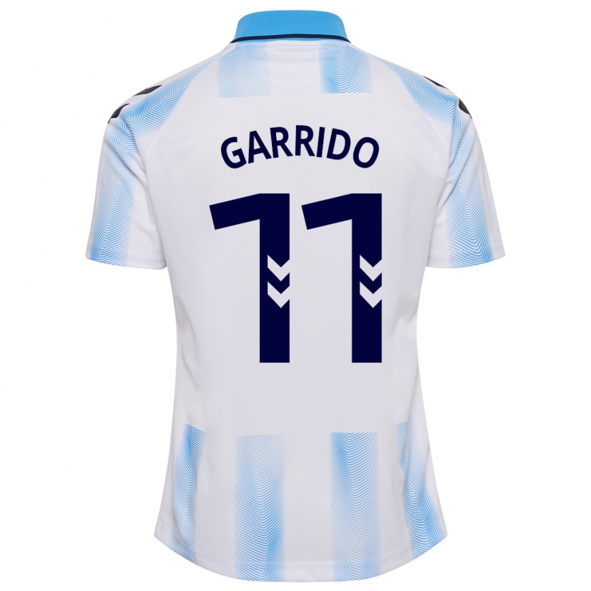 Niño Camiseta Rafael Garrido #11 Blanco Azul 1ª Equipación 2023/24 La Camisa Perú