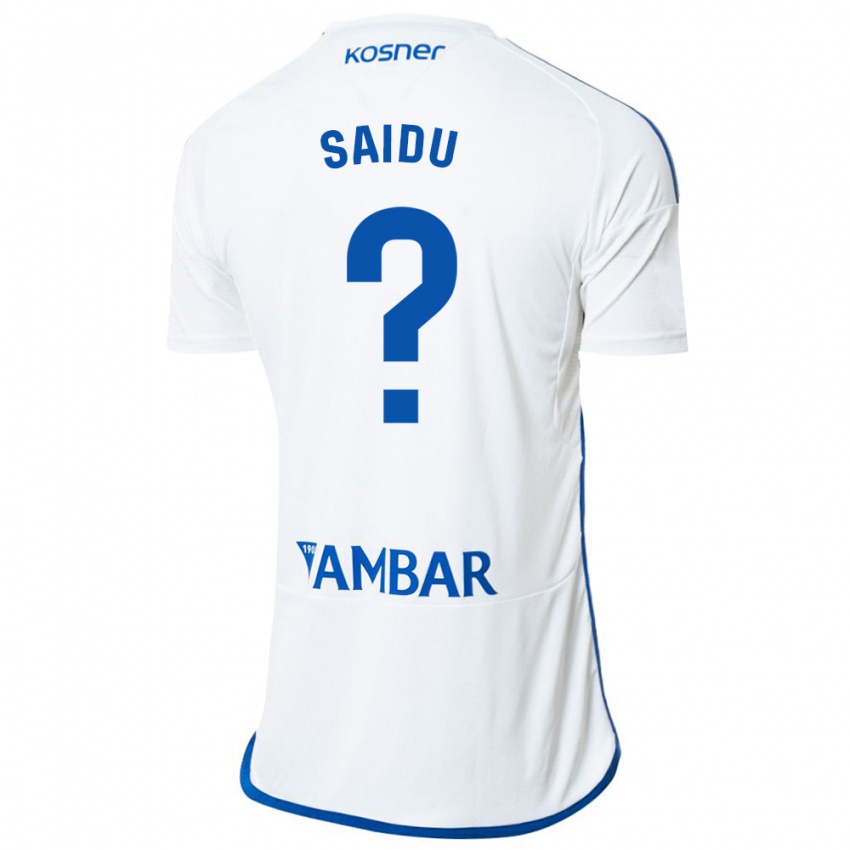 Niño Camiseta Yussif Saidu #0 Blanco 1ª Equipación 2023/24 La Camisa Perú