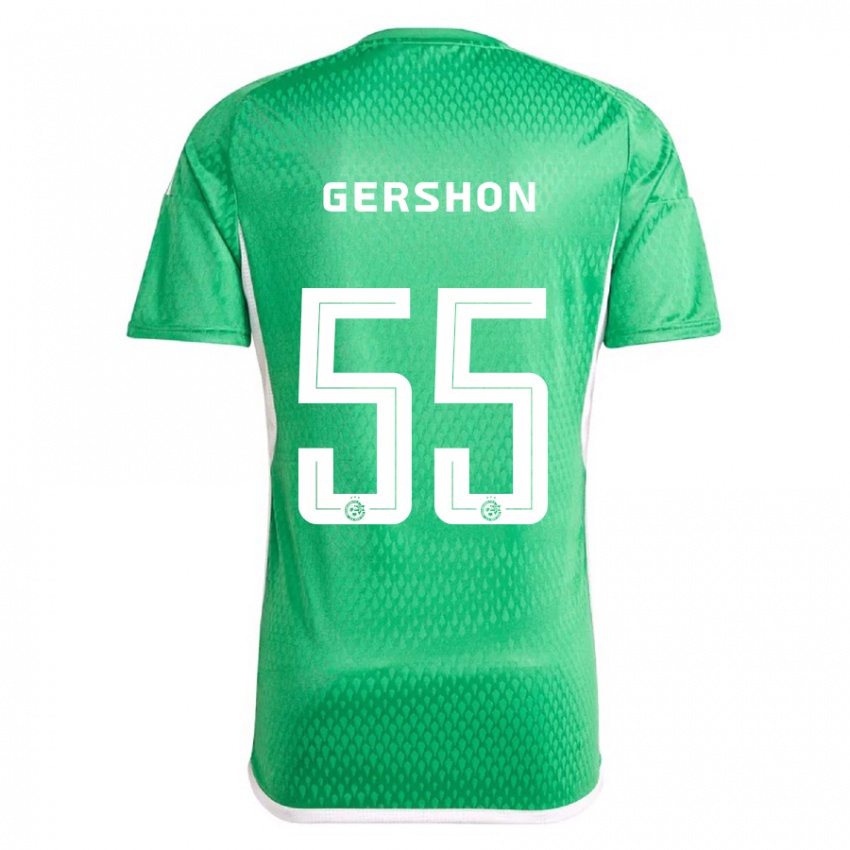 Niño Camiseta Rami Gershon #55 Blanco Azul 1ª Equipación 2023/24 La Camisa Perú