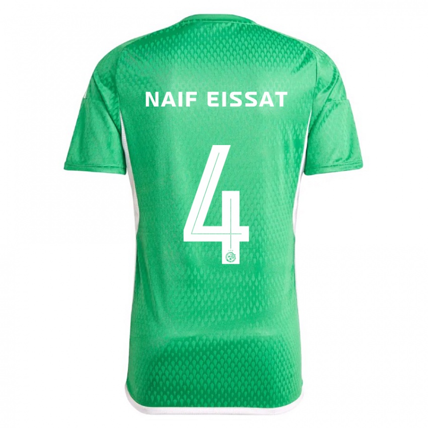 Niño Camiseta Lisav Naif Eissat #4 Blanco Azul 1ª Equipación 2023/24 La Camisa Perú