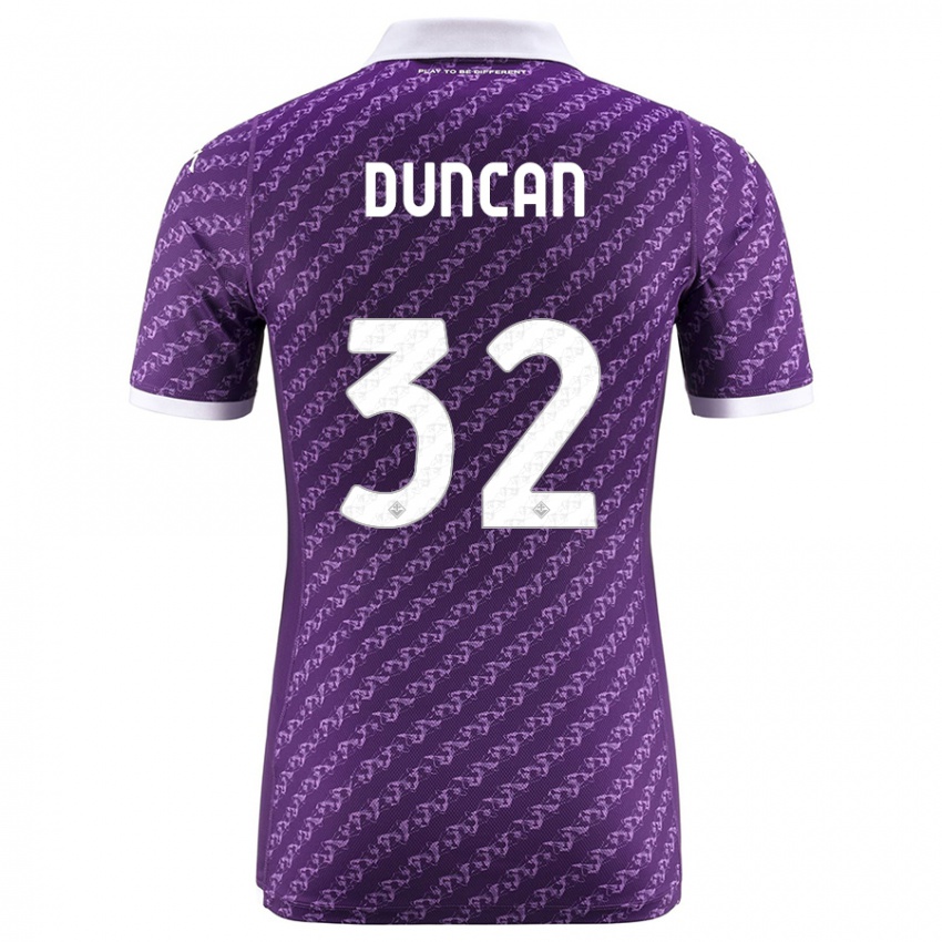 Niño Camiseta Alfred Duncan #32 Violeta 1ª Equipación 2023/24 La Camisa Perú