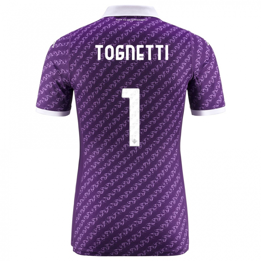 Niño Camiseta Laerte Tognetti #1 Violeta 1ª Equipación 2023/24 La Camisa Perú