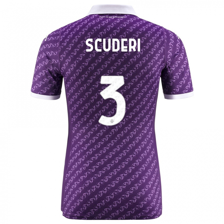 Niño Camiseta Giulio Scuderi #3 Violeta 1ª Equipación 2023/24 La Camisa Perú