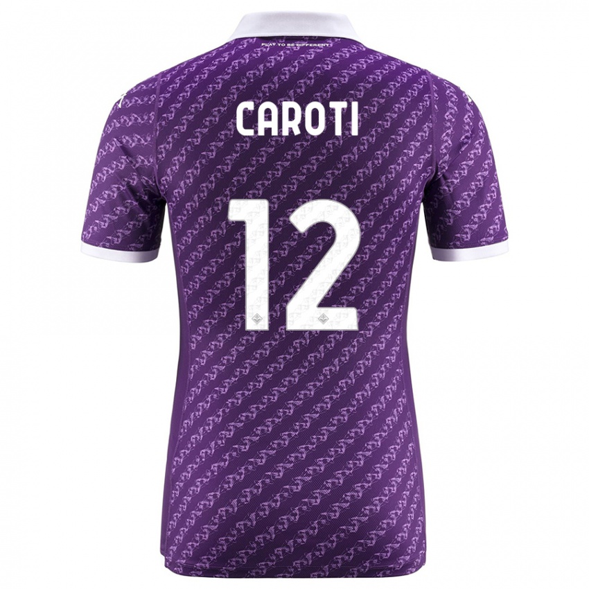 Niño Camiseta Filippo Caroti #12 Violeta 1ª Equipación 2023/24 La Camisa Perú