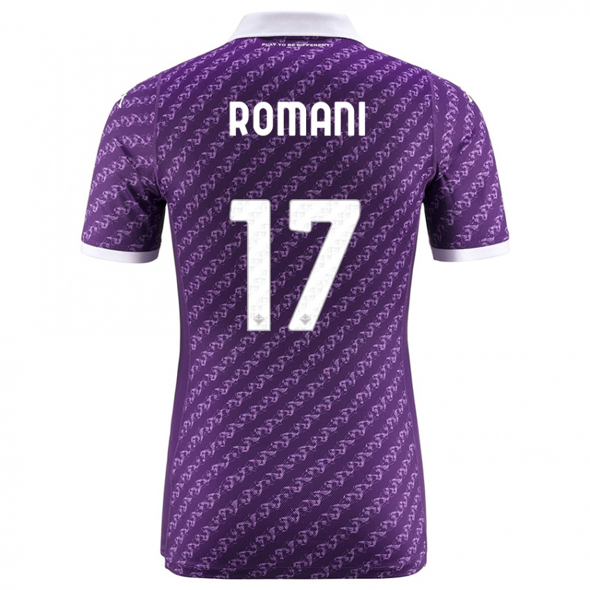 Niño Camiseta Lorenzo Romani #17 Violeta 1ª Equipación 2023/24 La Camisa Perú