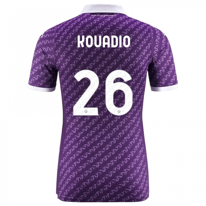 Niño Camiseta Eddy Kouadio #26 Violeta 1ª Equipación 2023/24 La Camisa Perú