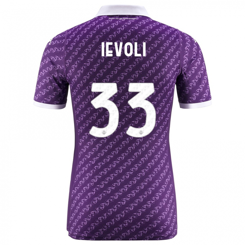 Niño Camiseta Mattia Ievoli #33 Violeta 1ª Equipación 2023/24 La Camisa Perú