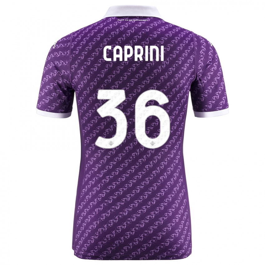 Niño Camiseta Maat Daniel Caprini #36 Violeta 1ª Equipación 2023/24 La Camisa Perú