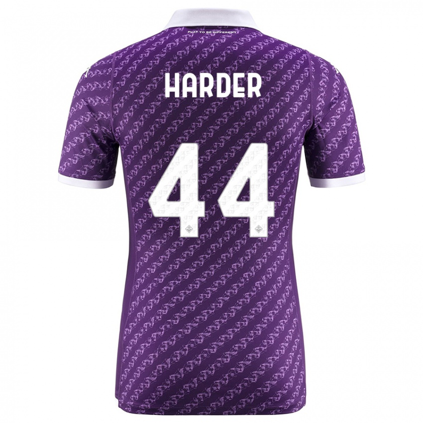 Niño Camiseta Jonas Harder #44 Violeta 1ª Equipación 2023/24 La Camisa Perú