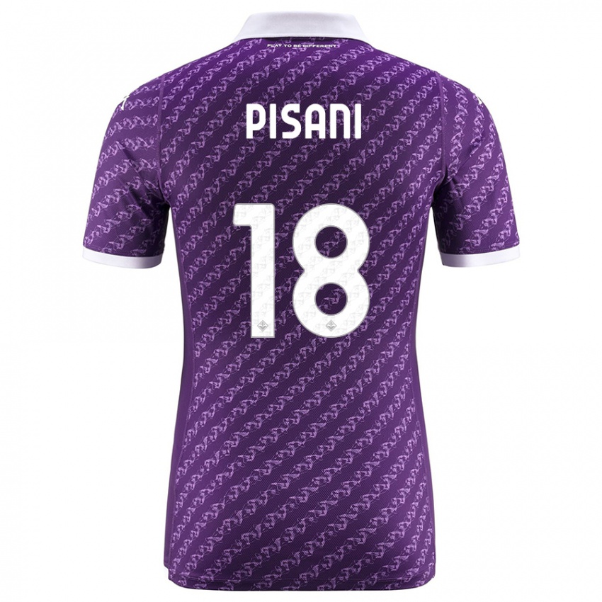 Niño Camiseta Diego Pisani #18 Violeta 1ª Equipación 2023/24 La Camisa Perú