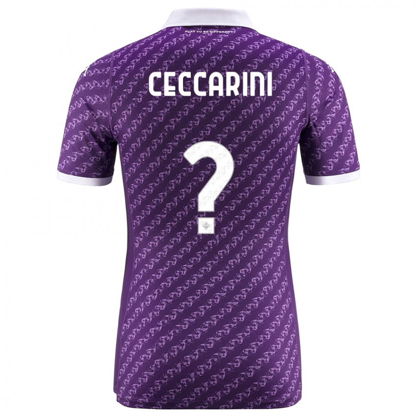 Niño Camiseta Mattia Ceccarini #0 Violeta 1ª Equipación 2023/24 La Camisa Perú