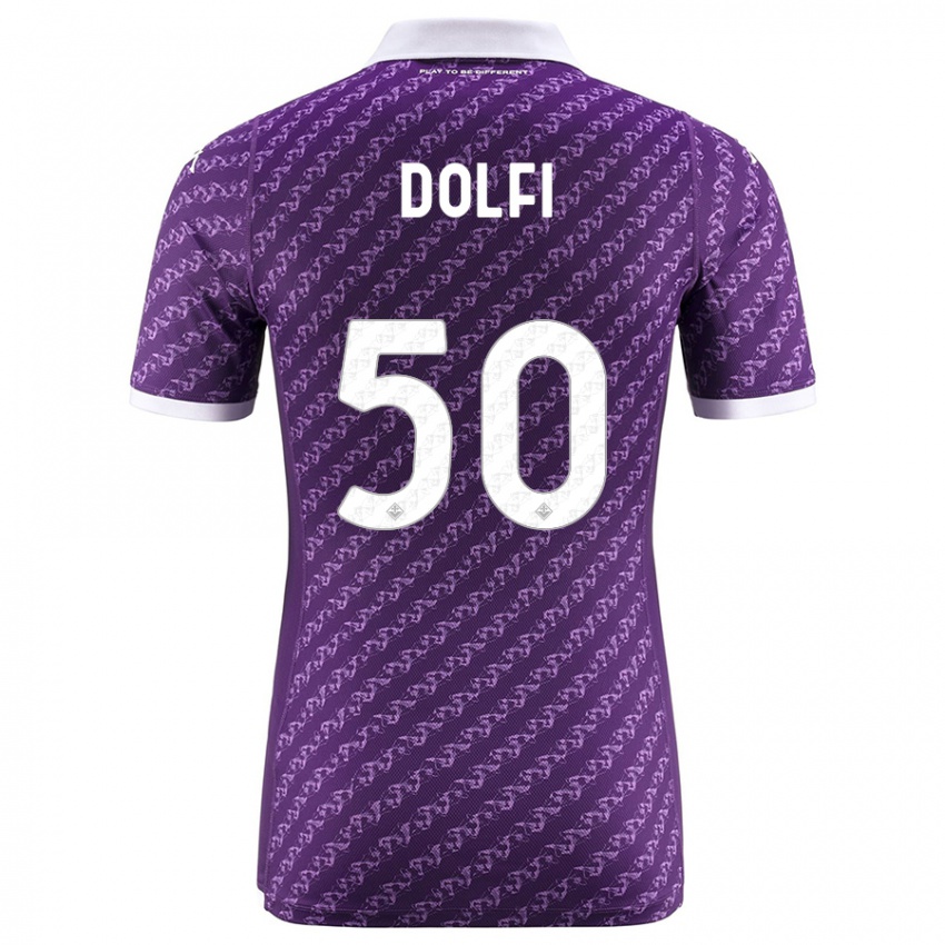 Niño Camiseta Brando Dolfi #50 Violeta 1ª Equipación 2023/24 La Camisa Perú