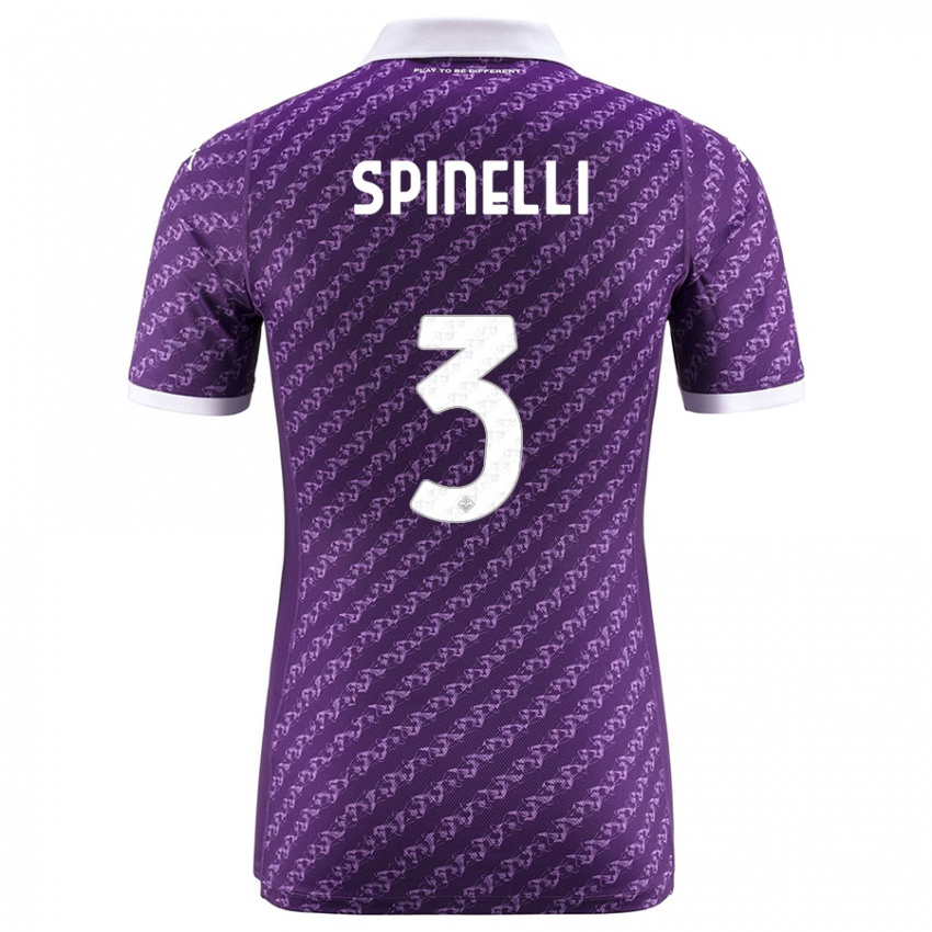 Niño Camiseta Giorgia Spinelli #3 Violeta 1ª Equipación 2023/24 La Camisa Perú