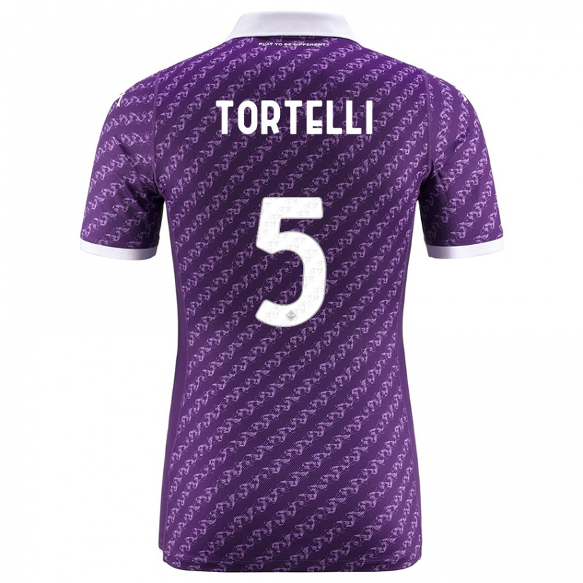 Niño Camiseta Alice Tortelli #5 Violeta 1ª Equipación 2023/24 La Camisa Perú