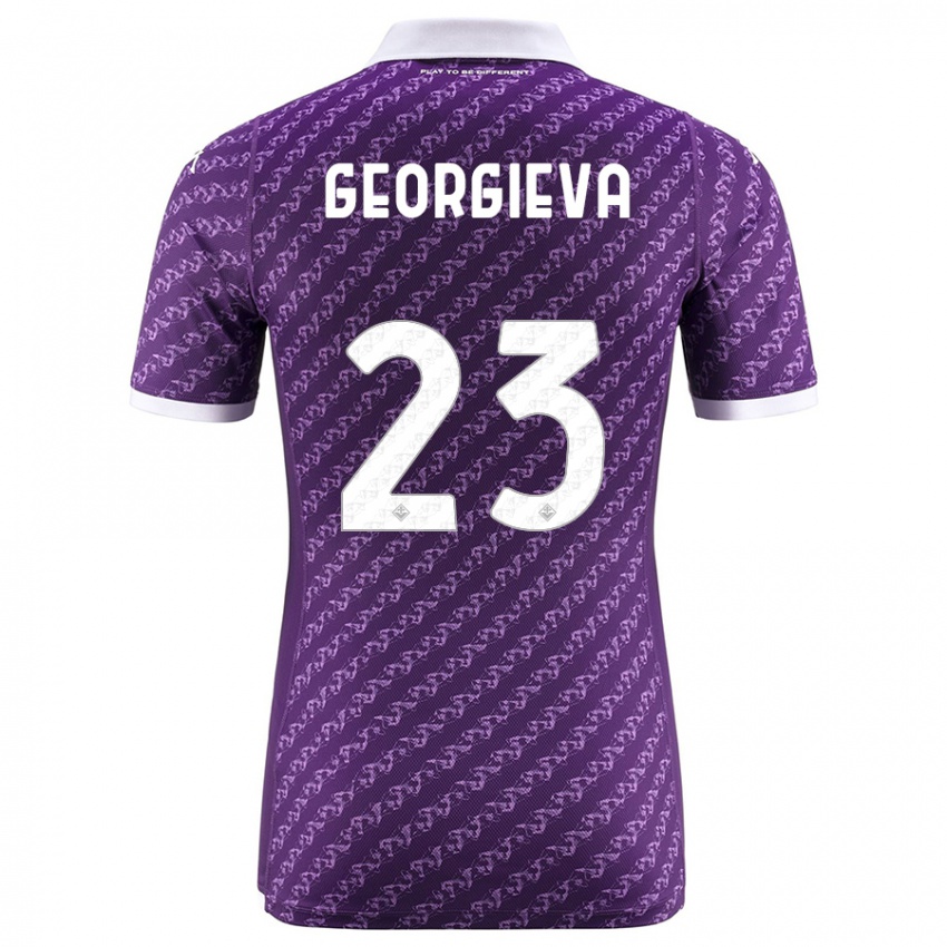 Niño Camiseta Marina Georgieva #23 Violeta 1ª Equipación 2023/24 La Camisa Perú