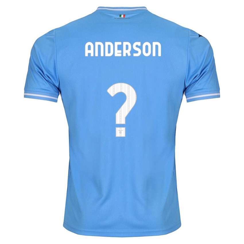 Niño Camiseta André Anderson #0 Azul 1ª Equipación 2023/24 La Camisa Perú