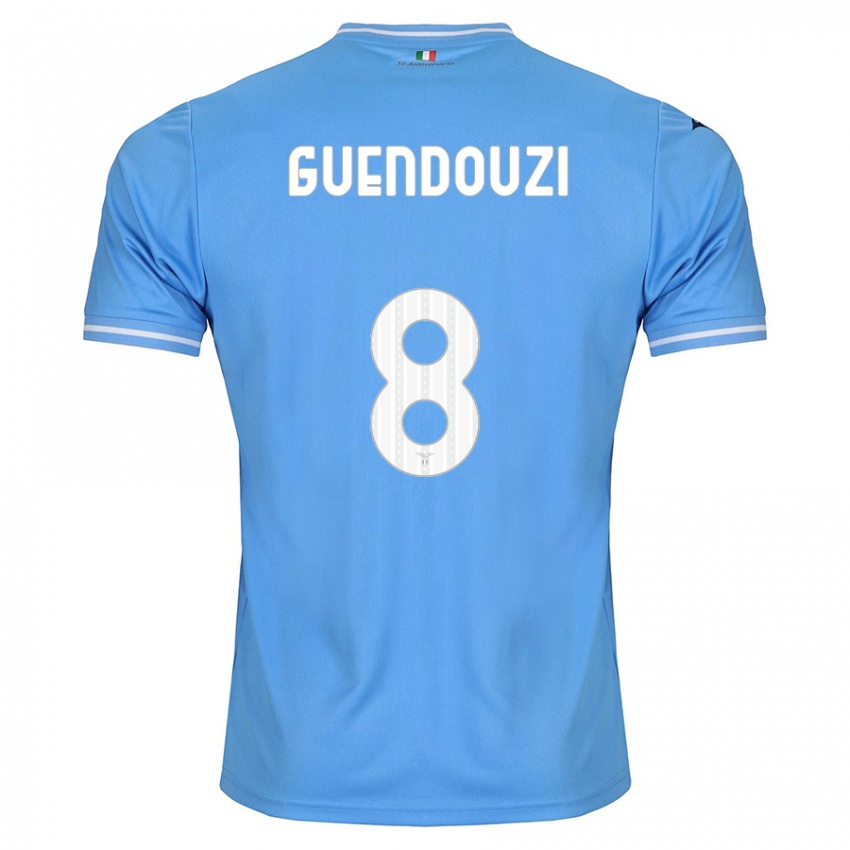 Niño Camiseta Matteo Guendouzi #8 Azul 1ª Equipación 2023/24 La Camisa Perú