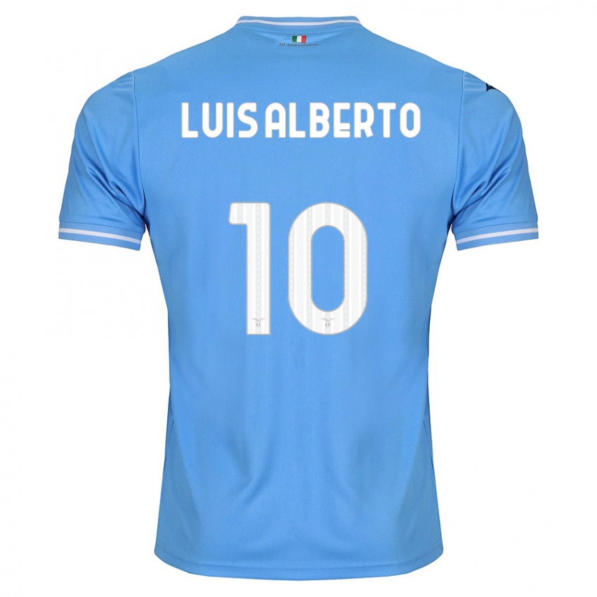 Niño Camiseta Luis Alberto #10 Azul 1ª Equipación 2023/24 La Camisa Perú