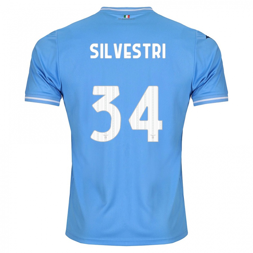 Niño Camiseta Thomas Silvestri #34 Azul 1ª Equipación 2023/24 La Camisa Perú