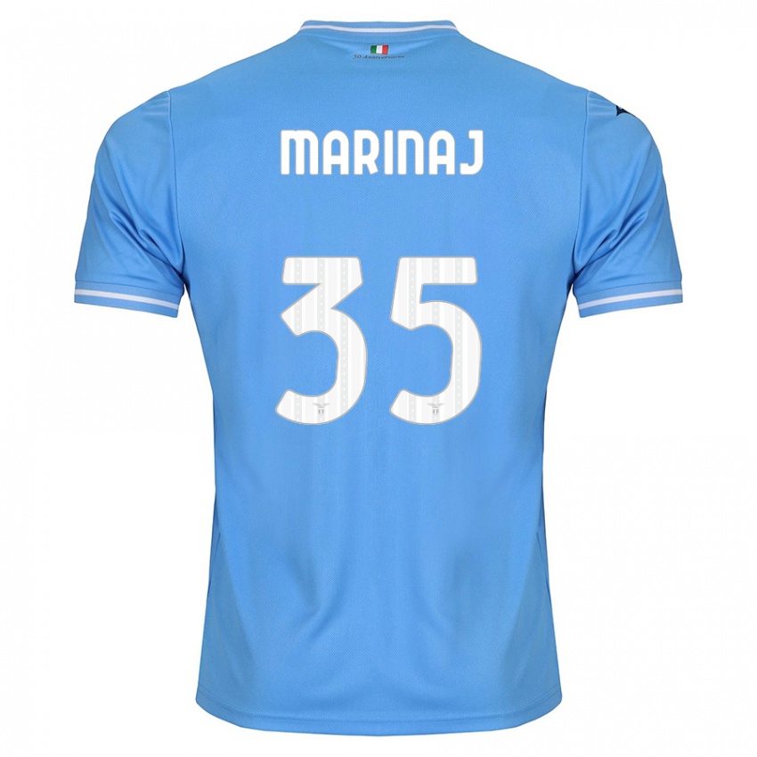 Niño Camiseta Kledi Marinaj #35 Azul 1ª Equipación 2023/24 La Camisa Perú