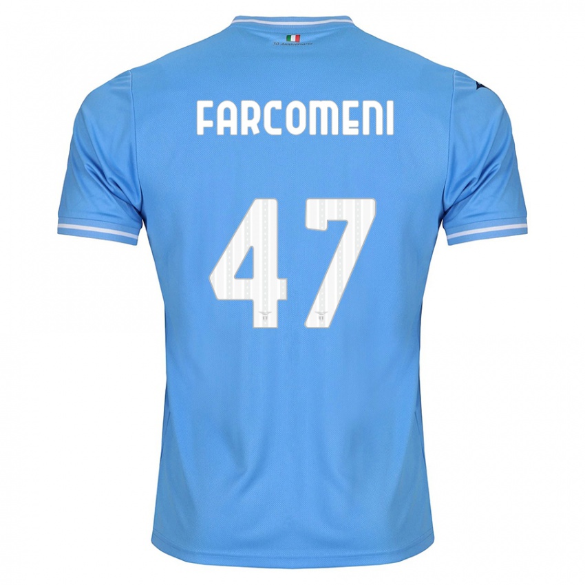 Niño Camiseta Valerio Farcomeni #47 Azul 1ª Equipación 2023/24 La Camisa Perú