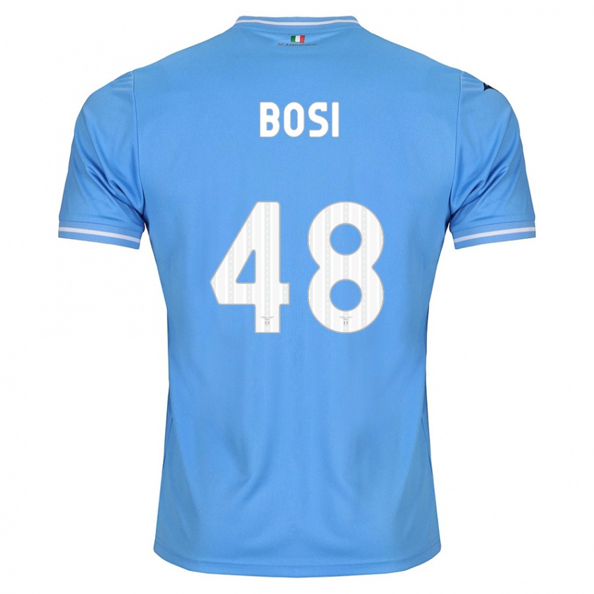 Niño Camiseta Gioele Bosi #48 Azul 1ª Equipación 2023/24 La Camisa Perú