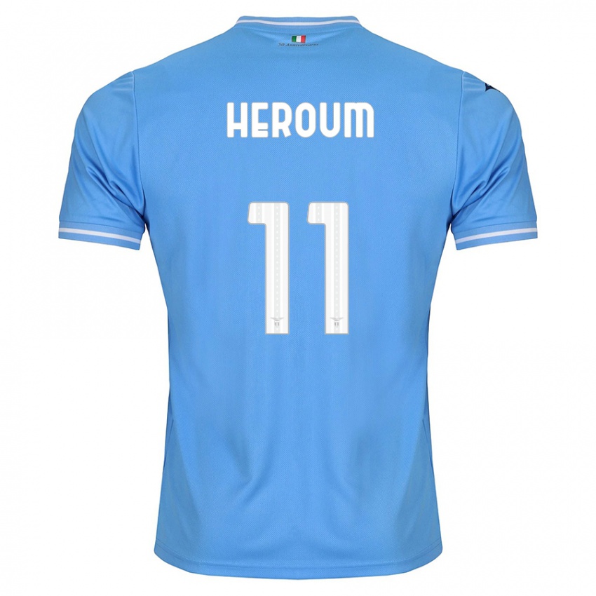 Niño Camiseta Nora Heroum #11 Azul 1ª Equipación 2023/24 La Camisa Perú