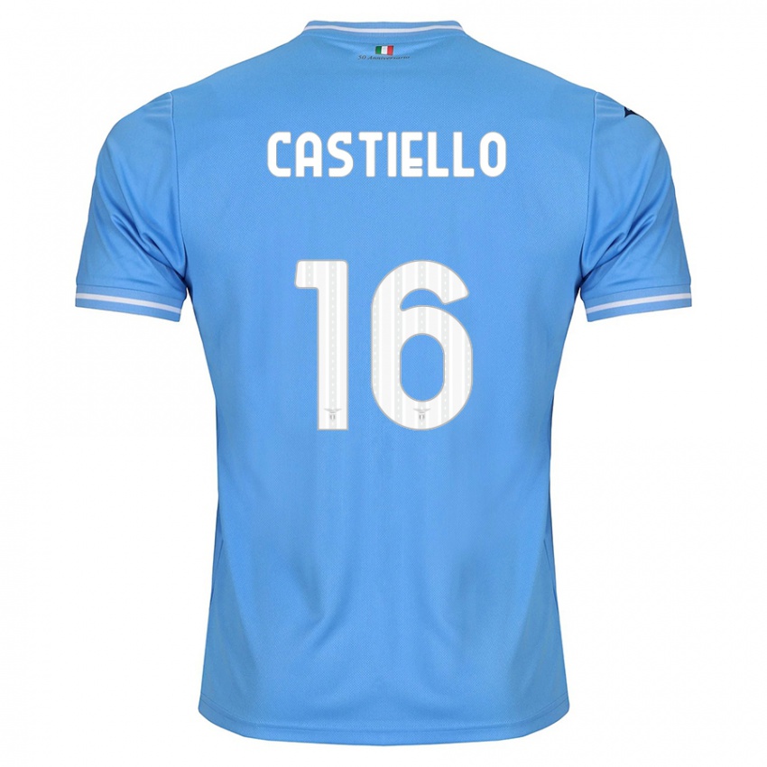 Niño Camiseta Antonietta Castiello #16 Azul 1ª Equipación 2023/24 La Camisa Perú