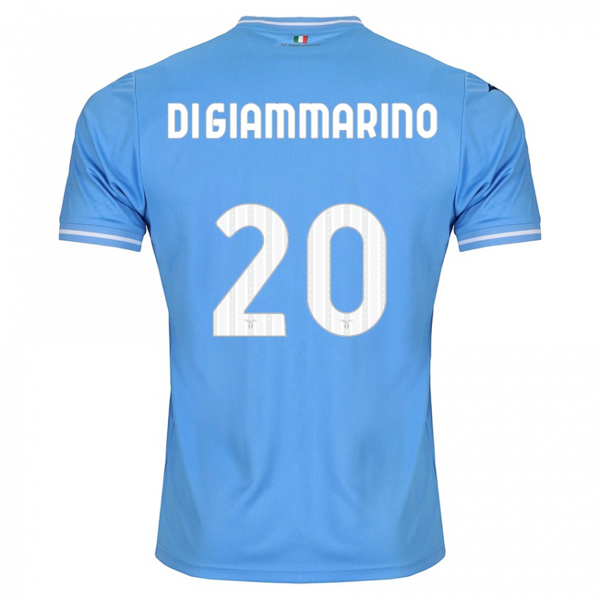 Niño Camiseta Virginia Di Giammarino #20 Azul 1ª Equipación 2023/24 La Camisa Perú