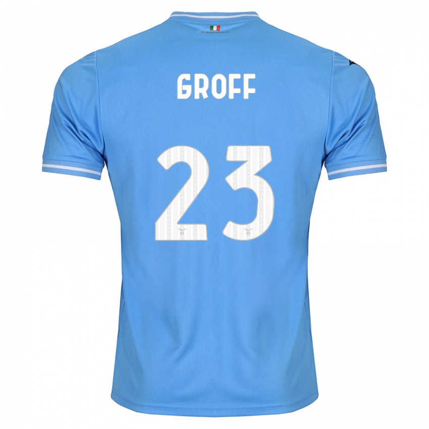 Niño Camiseta Chiara Groff #23 Azul 1ª Equipación 2023/24 La Camisa Perú