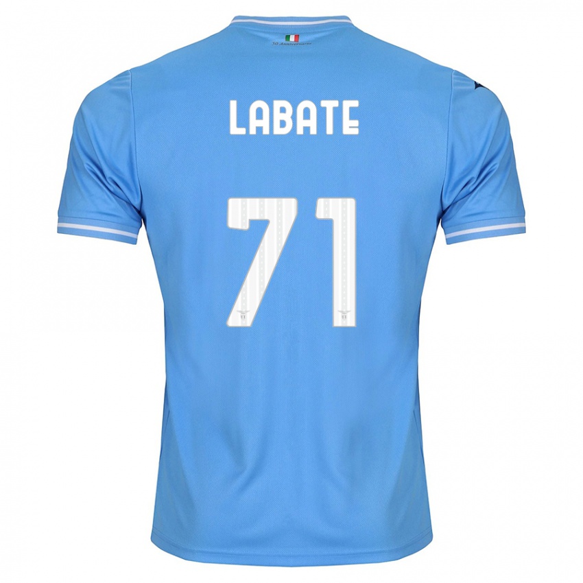 Niño Camiseta Camilla Labate #71 Azul 1ª Equipación 2023/24 La Camisa Perú