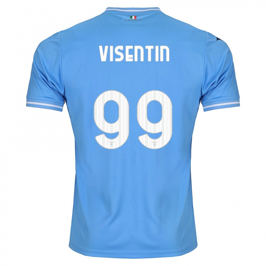 Niño Camiseta Noemi Visentin #99 Azul 1ª Equipación 2023/24 La Camisa Perú