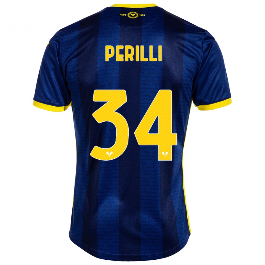 Niño Camiseta Simone Perilli #34 Armada 1ª Equipación 2023/24 La Camisa Perú