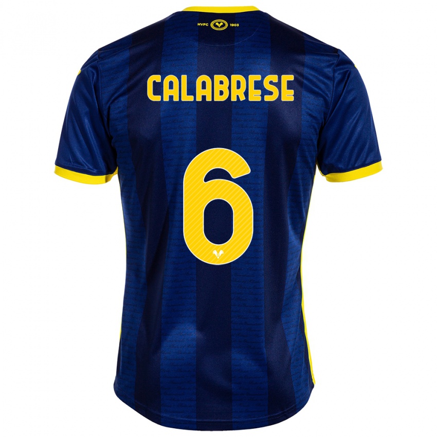Niño Camiseta Nicolò Calabrese #6 Armada 1ª Equipación 2023/24 La Camisa Perú