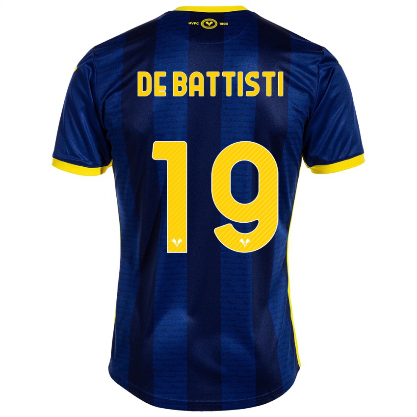 Niño Camiseta Davide De Battisti #19 Armada 1ª Equipación 2023/24 La Camisa Perú