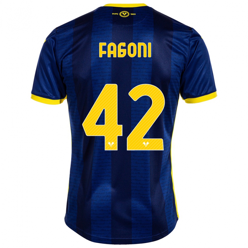 Niño Camiseta Marco Fagoni #42 Armada 1ª Equipación 2023/24 La Camisa Perú