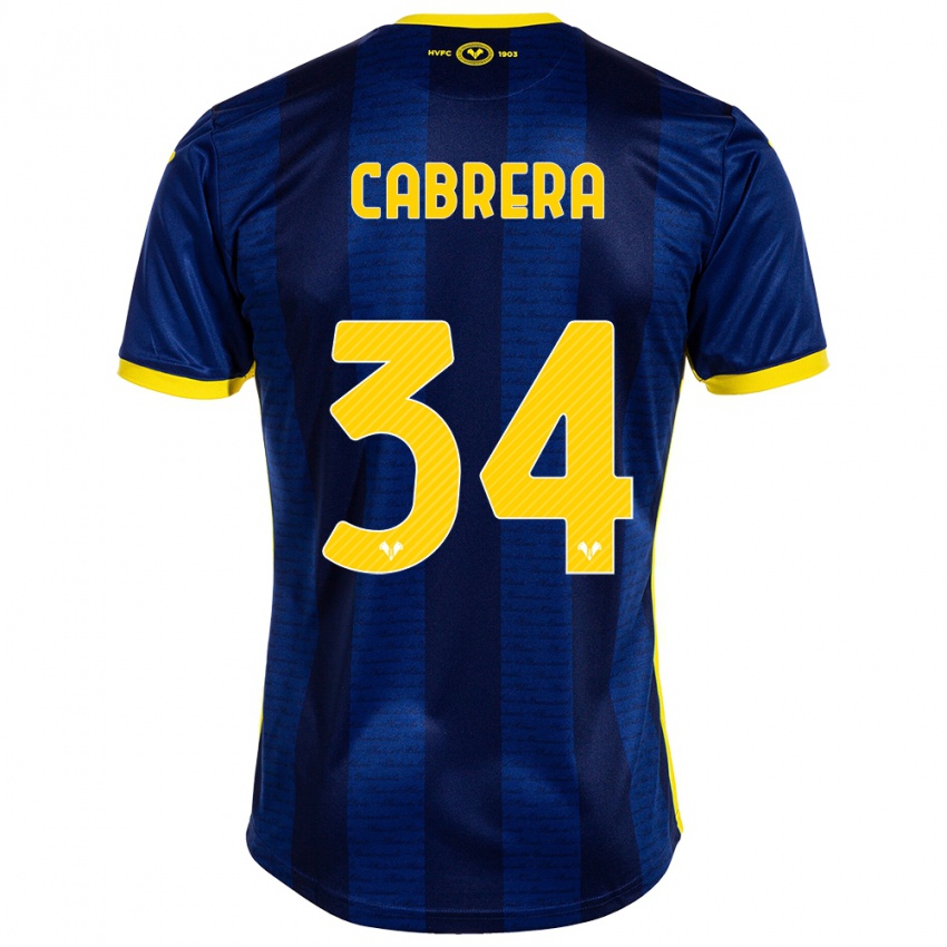 Niño Camiseta Ilena Cabrera #34 Armada 1ª Equipación 2023/24 La Camisa Perú