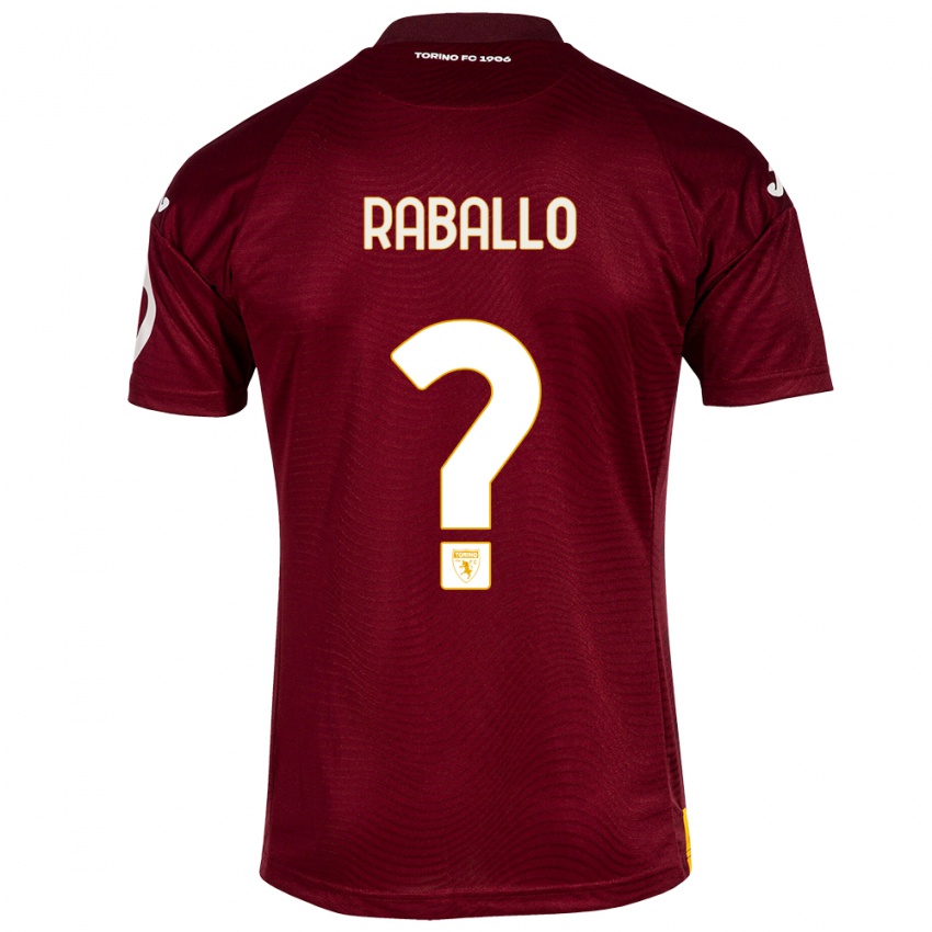 Niño Camiseta Alessio Raballo #0 Rojo Oscuro 1ª Equipación 2023/24 La Camisa Perú