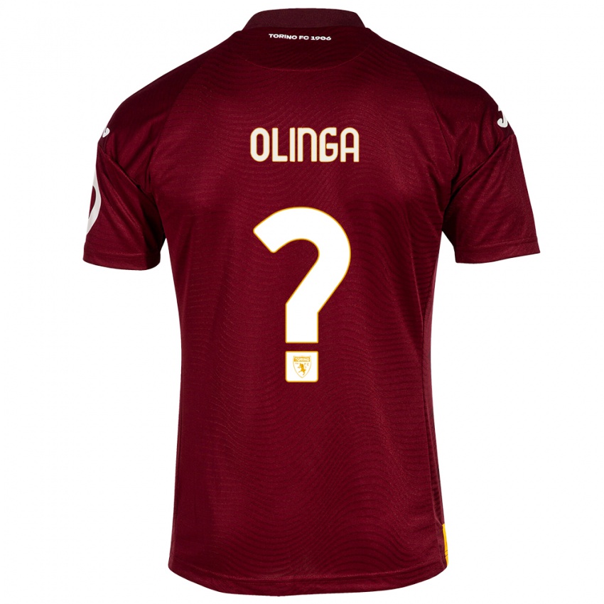 Niño Camiseta Kenny Olinga #0 Rojo Oscuro 1ª Equipación 2023/24 La Camisa Perú