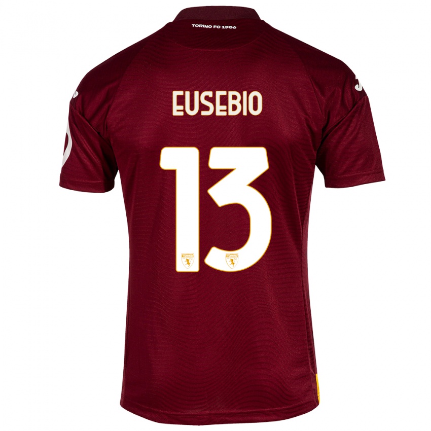 Niño Camiseta Chiara Eusebio #13 Rojo Oscuro 1ª Equipación 2023/24 La Camisa Perú