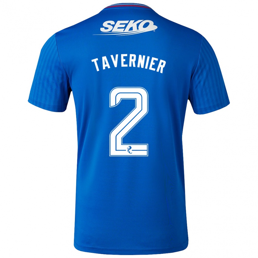 Niño Camiseta James Tavernier #2 Azul 1ª Equipación 2023/24 La Camisa Perú