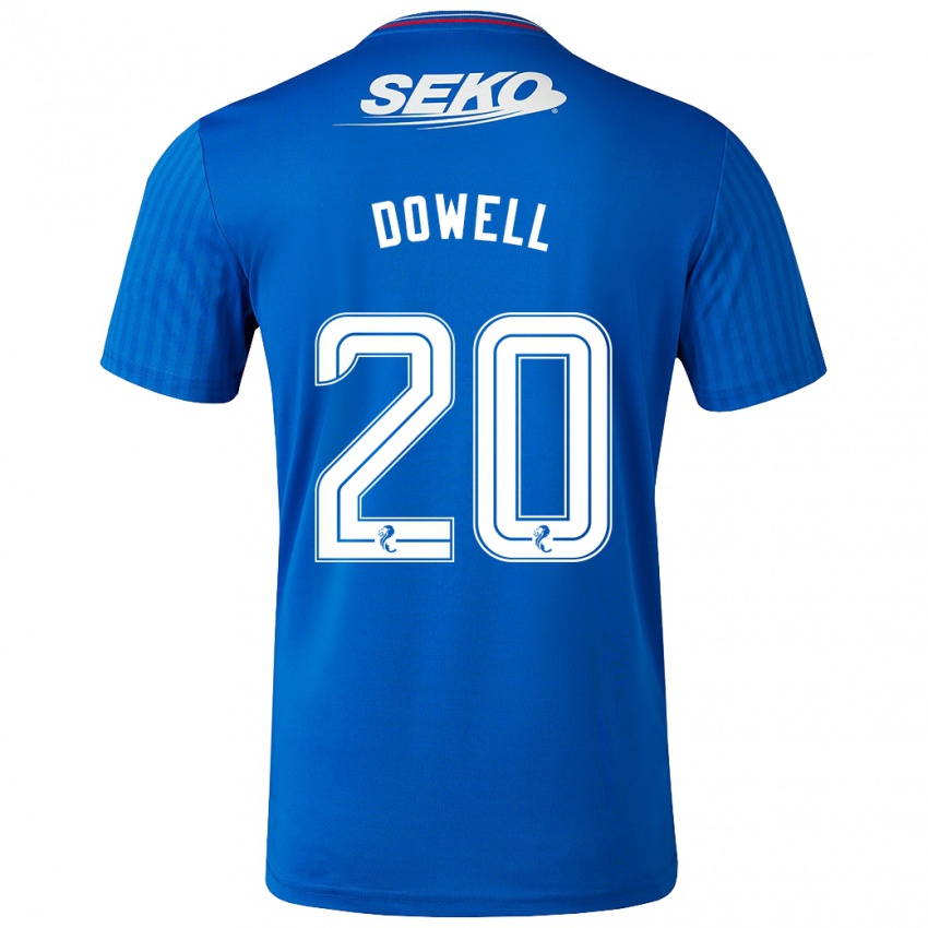 Niño Camiseta Kieran Dowell #20 Azul 1ª Equipación 2023/24 La Camisa Perú