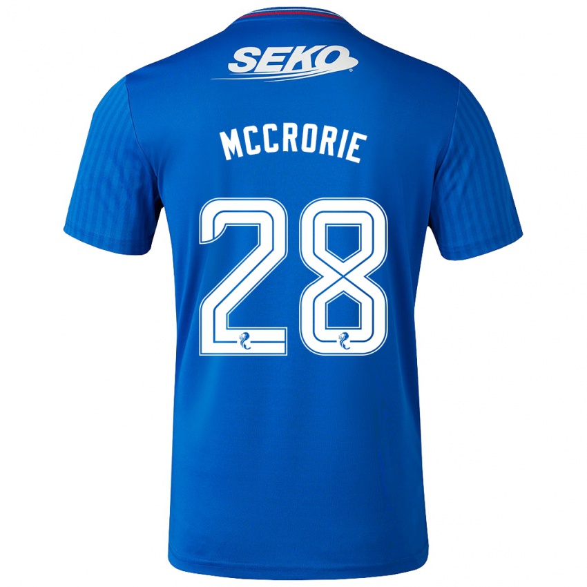 Niño Camiseta Robby Mccrorie #28 Azul 1ª Equipación 2023/24 La Camisa Perú