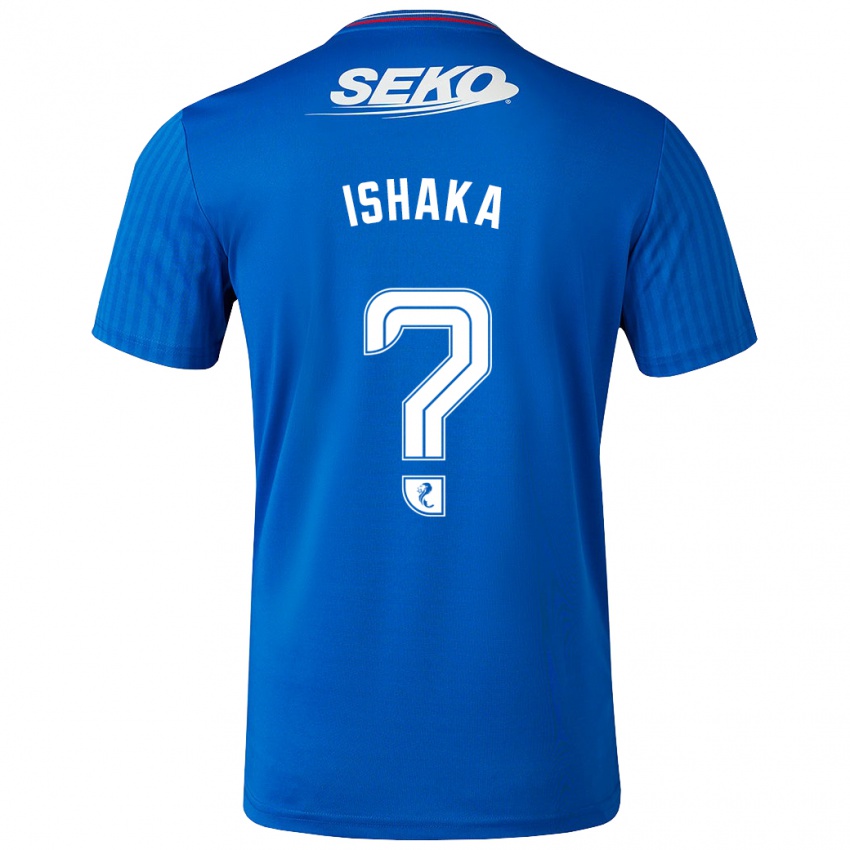 Niño Camiseta Thompson Ishaka #0 Azul 1ª Equipación 2023/24 La Camisa Perú